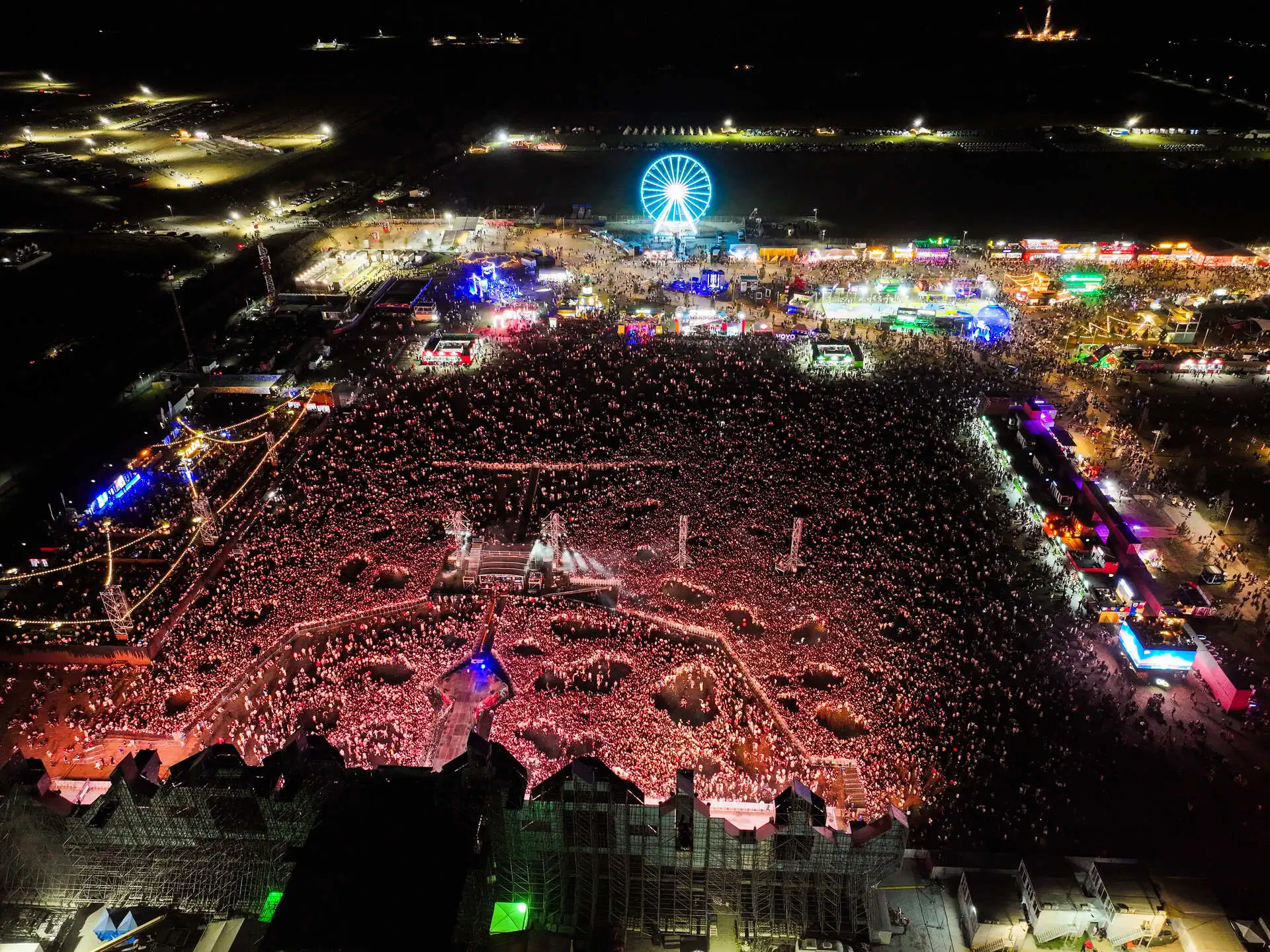 Beach Please Festival Drone View