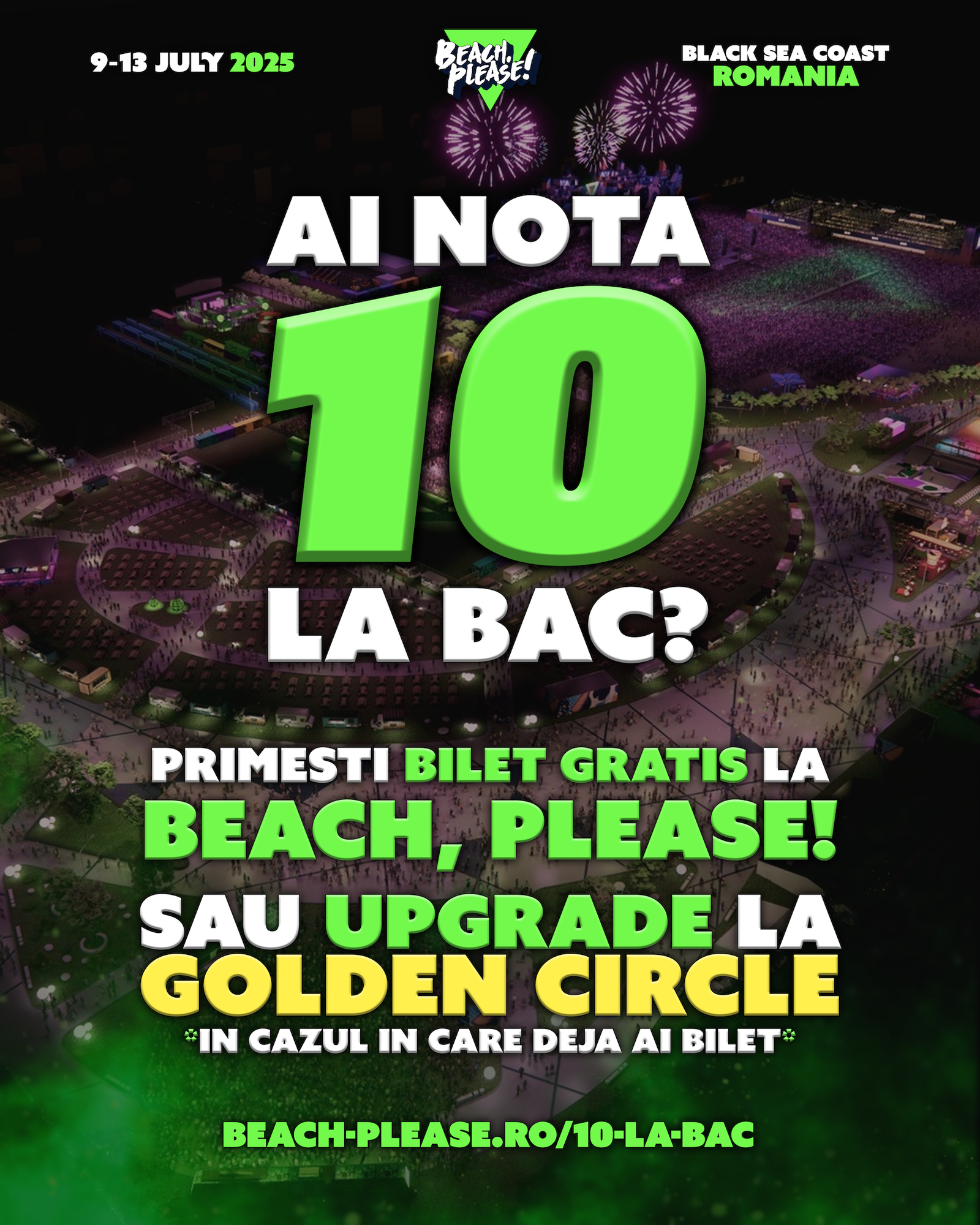 Free Tickets for Perfect BAC Scores!